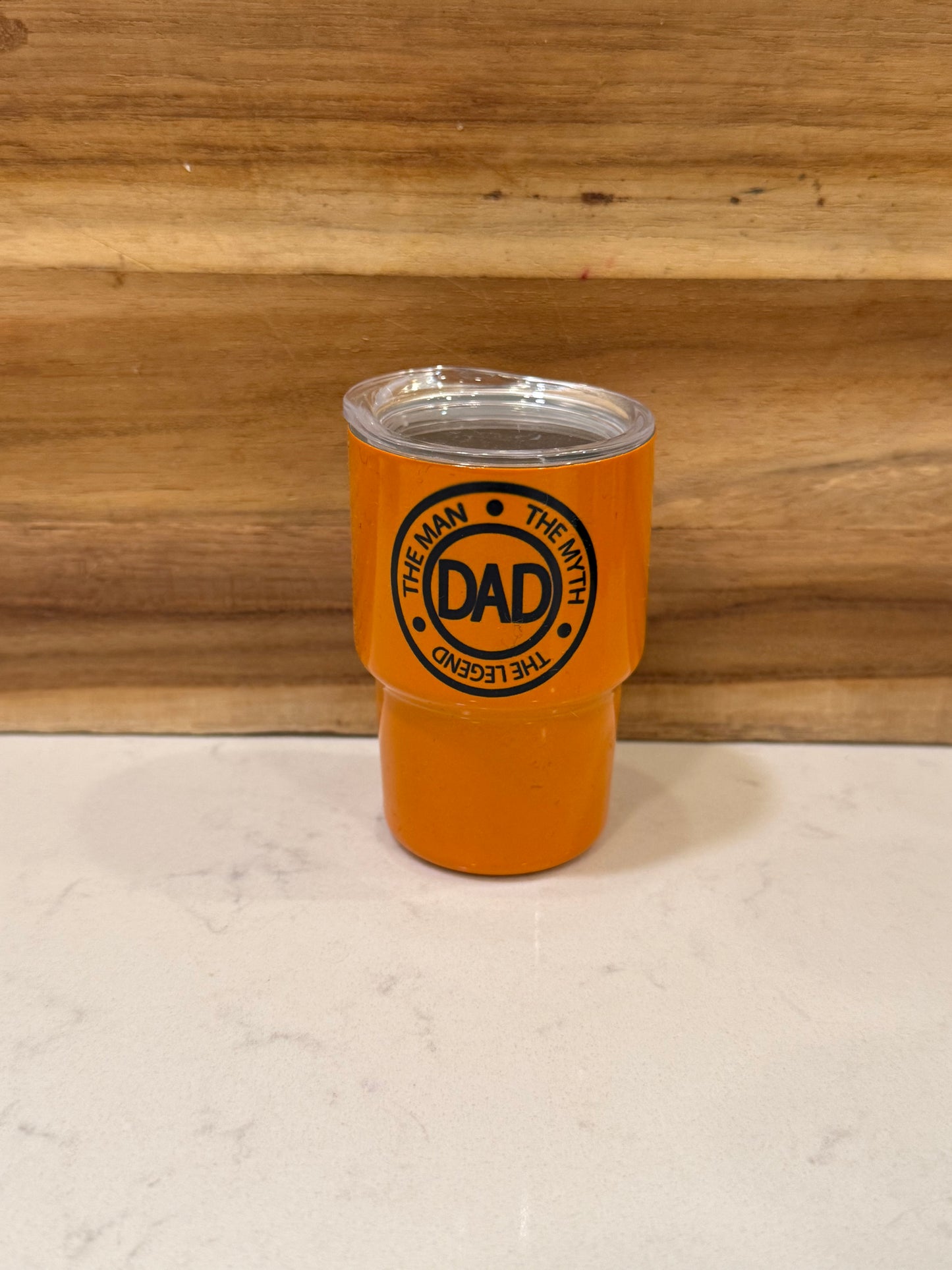 Dad, the man, the myth, the legend 3oz mini shot glass