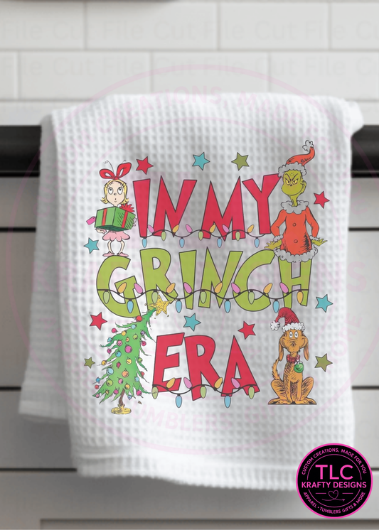 Grinch Era Towel – Fun Christmas Kitchen Décor CK 🎄✨