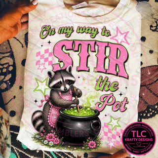 On My Way To Stir The Pot Design – Spooky Season Apparel