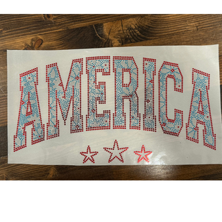 America Spangle Design – Patriotic Summer Apparel