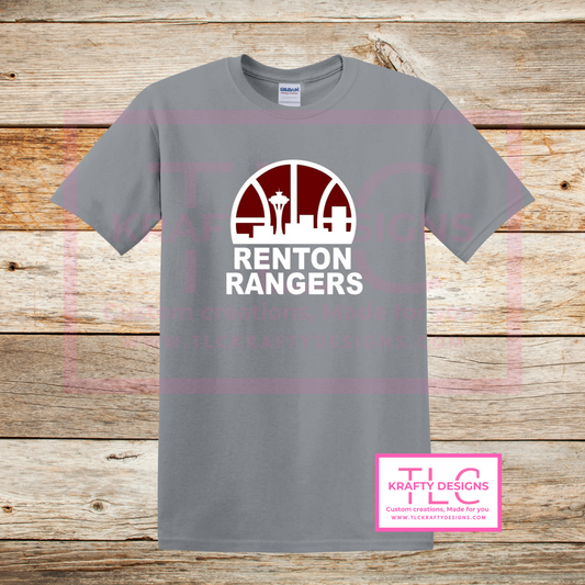 Renton Rangers Football Skyline T-Shirt - Custom Team Spirit Wear