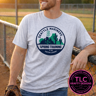 Seattle Baseball Cactus League Circular Graphic Shirt or Sweatshirt - Baseball Season Apparel