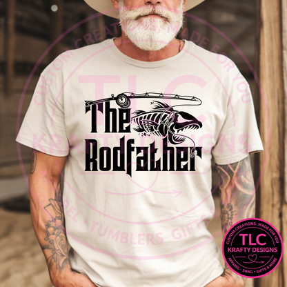 The Rodfather Black Design – Dad Life Apparel