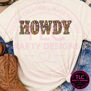 Howdy Western Halloween Design – Spooky Season Graphic Apparel