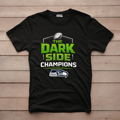 Football Championship The Dark Side Champions Graphic Apparel – T-Shirt or Sweatshirt