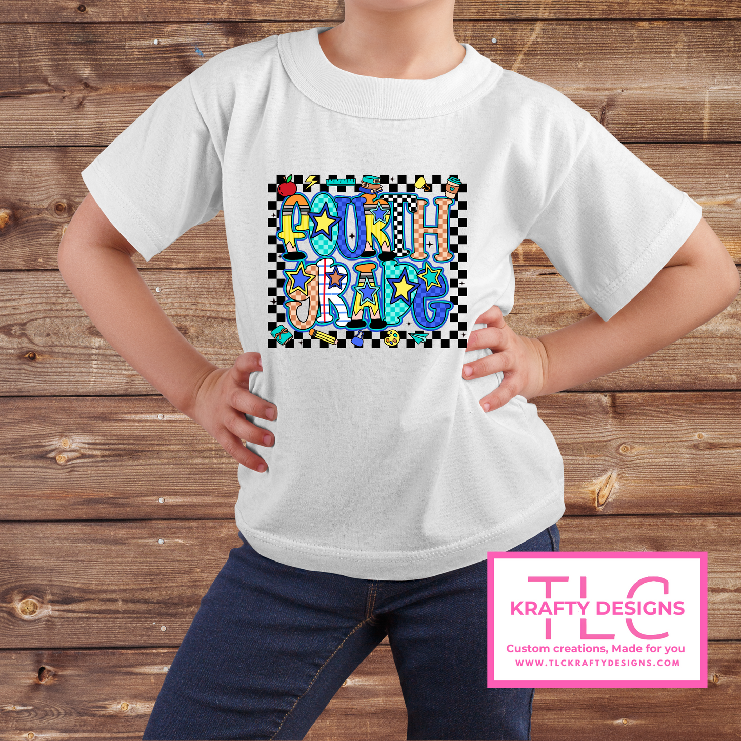 Colorful Grade Level Youth T-Shirts – Back to School Graphic Tees