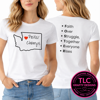 Foster Champs of WA Logo Outline Design - Family Life Apparel