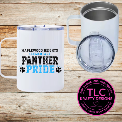 Maplewood Heights 12oz Travel Mug - Maplewood Heights Spirit Wear