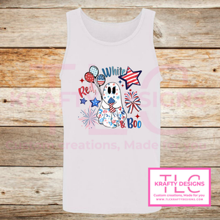 Red White And Boo Design – Patriotic Summer Apparel