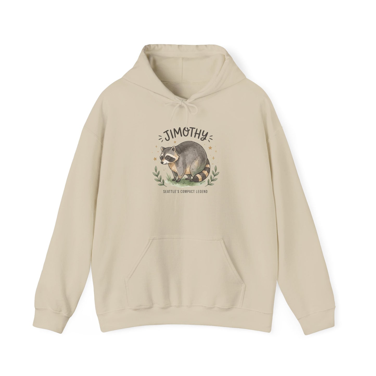 Compact Seattle Raccoon Hoodie | Jimothy-inspired, Wholesome Meme Wildlife