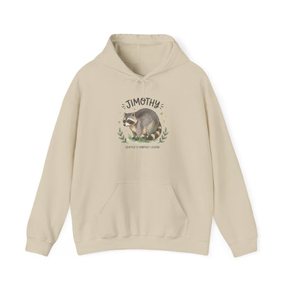 Compact Seattle Raccoon Hoodie | Jimothy-inspired, Wholesome Meme Wildlife