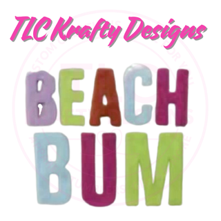 Beach Bum Fuzzy Chenille Patch Design – Summer Vibes Patch Apparel