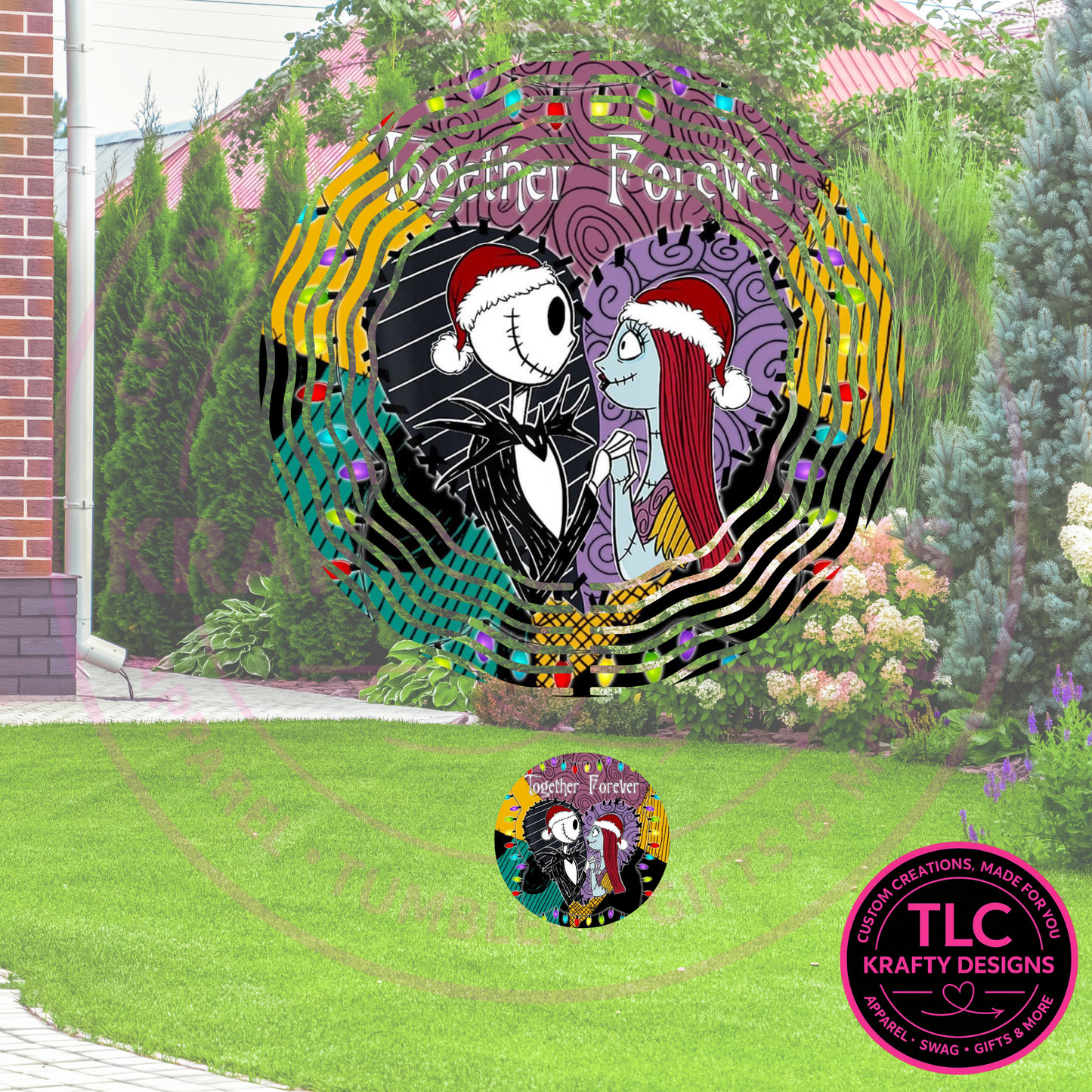 Nightmare Couple Wind Spinner Collection - Outdoor & Garden Decor