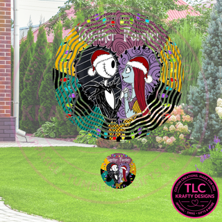 Nightmare Couple Wind Spinner Collection - Outdoor & Garden Decor