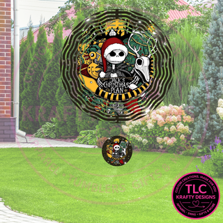 Nightmare Couple Wind Spinner Collection - Outdoor & Garden Decor