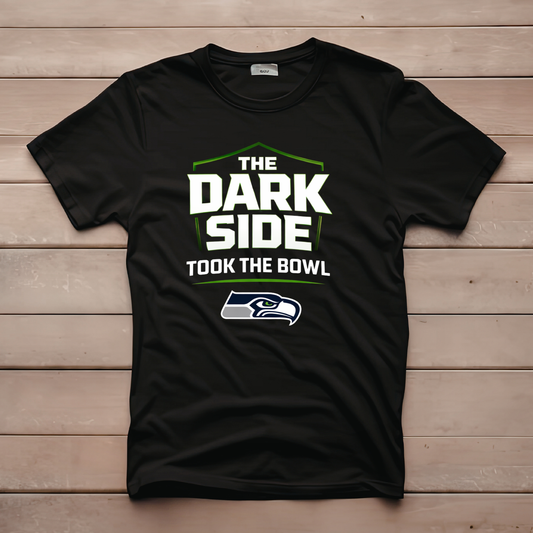 Football Championship The Dark Side Took The Bowl Graphic Apparel – T-Shirt or Sweatshirt