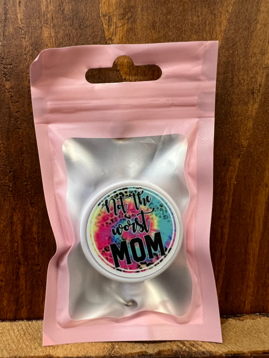 Not the worst MOM Sublimation Retractable Badge Holder Clip