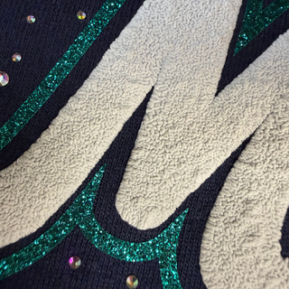 Seattle Baseball Puffy•Rhinestone•Glitter Transfer Apparel