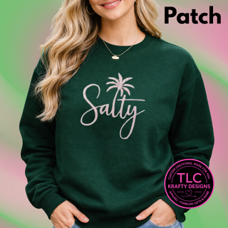 Salty Light Pink Fuzzy Chenille Patch Design – Summer Vibes Patch Apparel