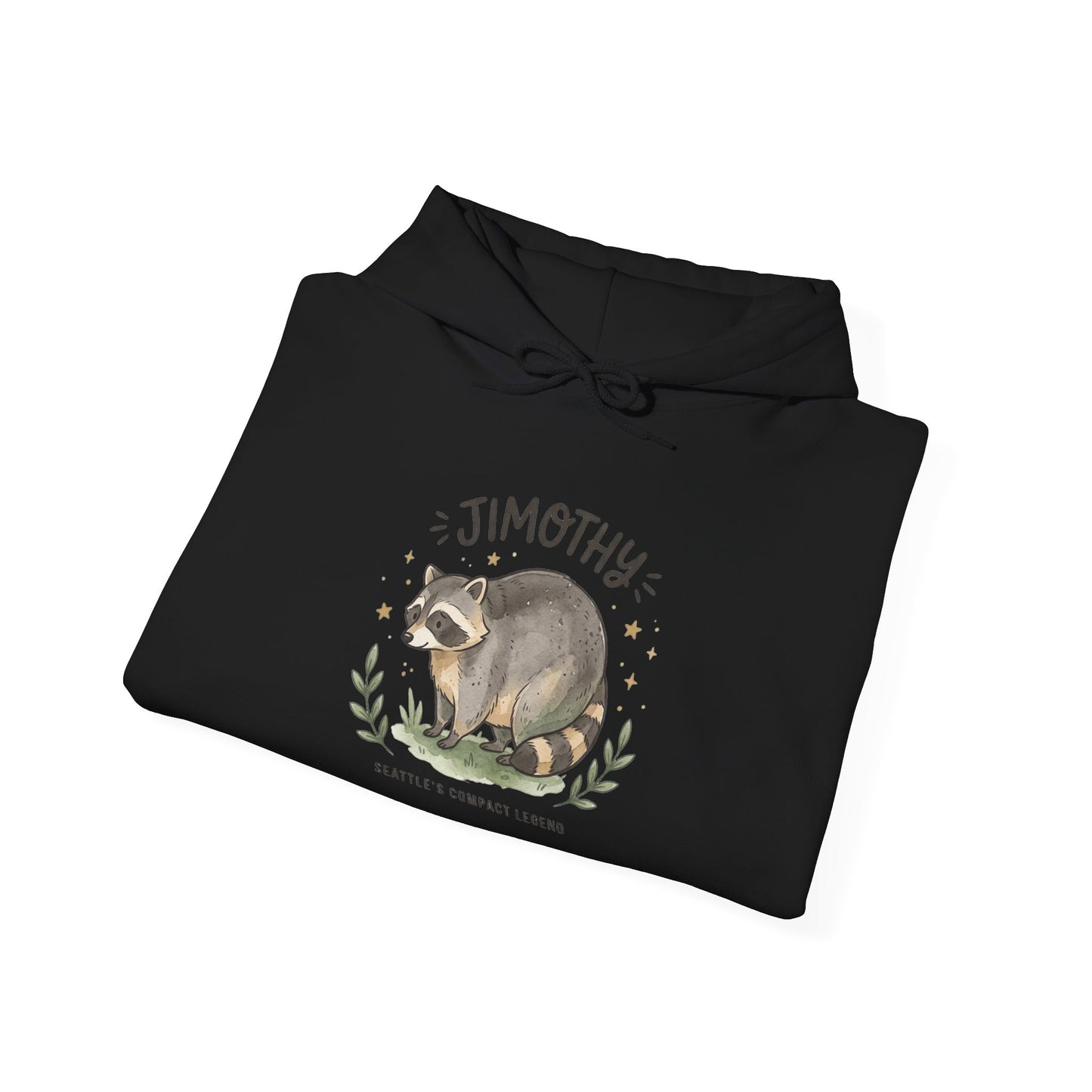 Compact Seattle Raccoon Hoodie | Jimothy-inspired, Wholesome Meme Wildlife