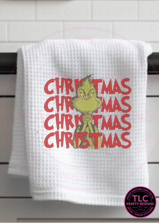 Christmas Green Man Towel – Fun Christmas Kitchen Décor CK🎄✨