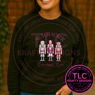 Nutcracker Christmas Club Youth - Festive Graphic Apparel