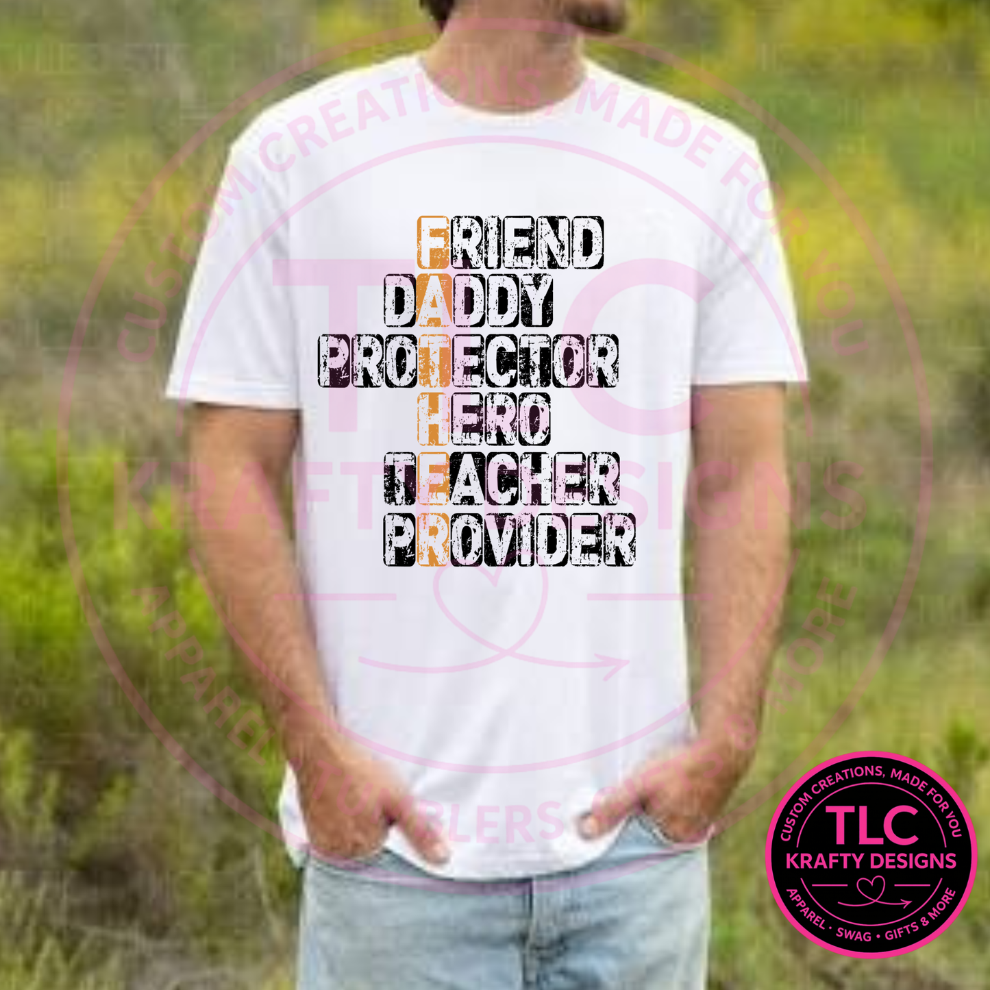 Father Definition Word Art Design – Dad Life Apparel