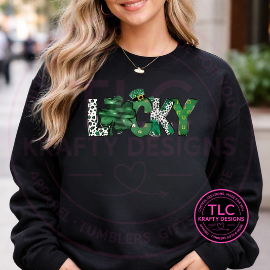 Lucky St. Patrick's Day Shirt or Sweatshirt - St. Patrick's Day Apparel CK