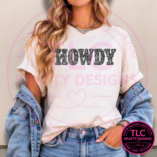 Howdy Western Halloween Black Design – Spooky Season Graphic Apparel