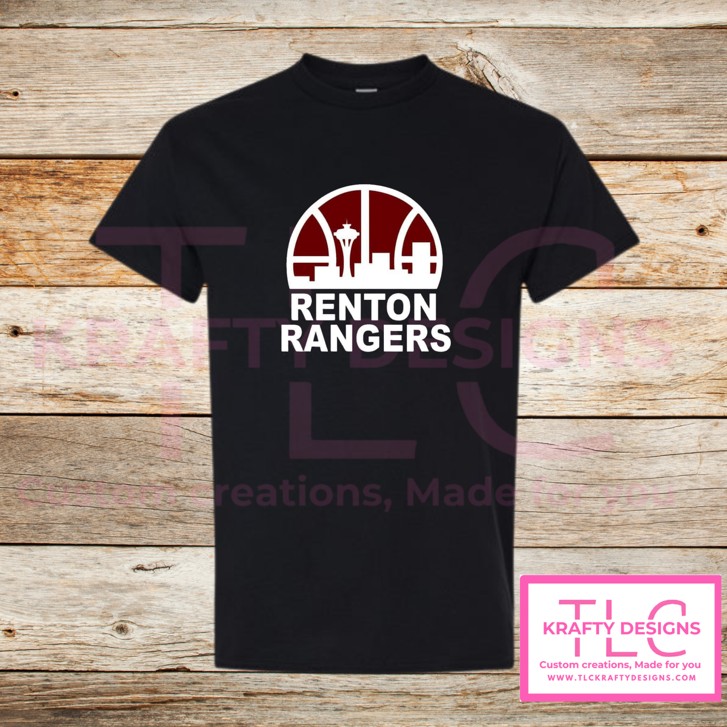 Renton Rangers Football Skyline T-Shirt - Custom Team Spirit Wear