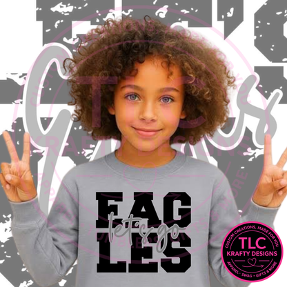 Let's Go Eagles Design Apparel - Eagles Spirit Wear