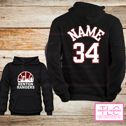 Renton Rangers Football Skyline Customizable Sweatshirt - Custom Team Spirit Wear