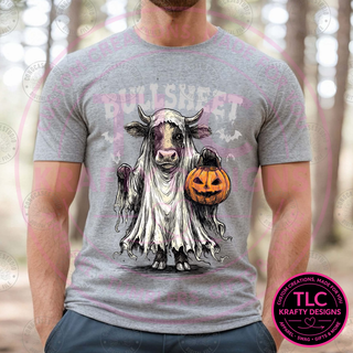 Bullsheet Ghost Cow Design – Spooky Season Apparel