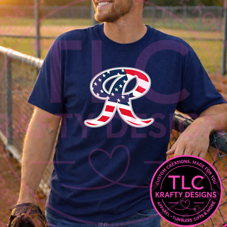 Patriotic R Tacoma Baseball Design – Baseball Life Apparel