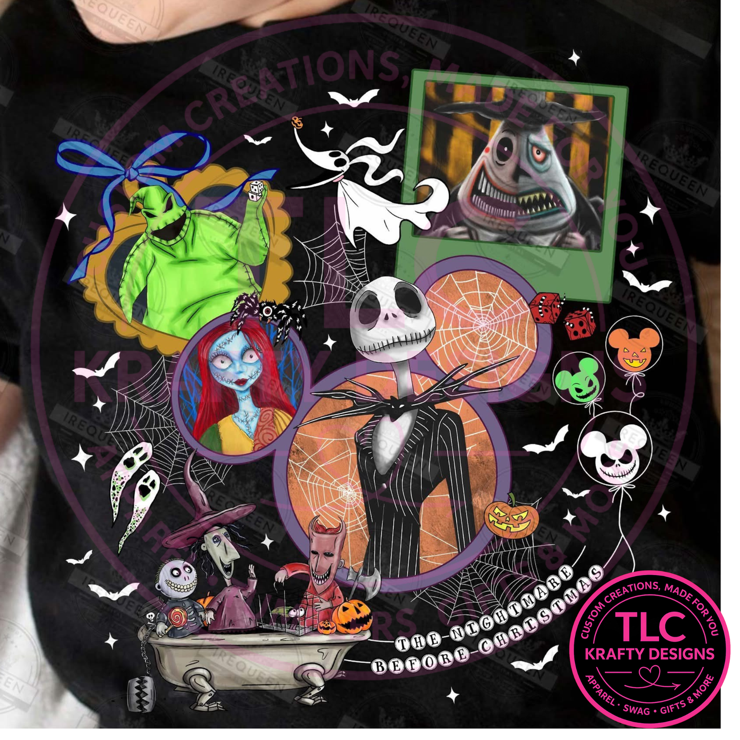 Nightmare Inspired Collage Design – Spooky Season Apparel