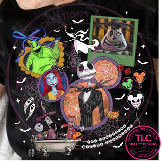 Nightmare Inspired Collage Design – Spooky Season Apparel