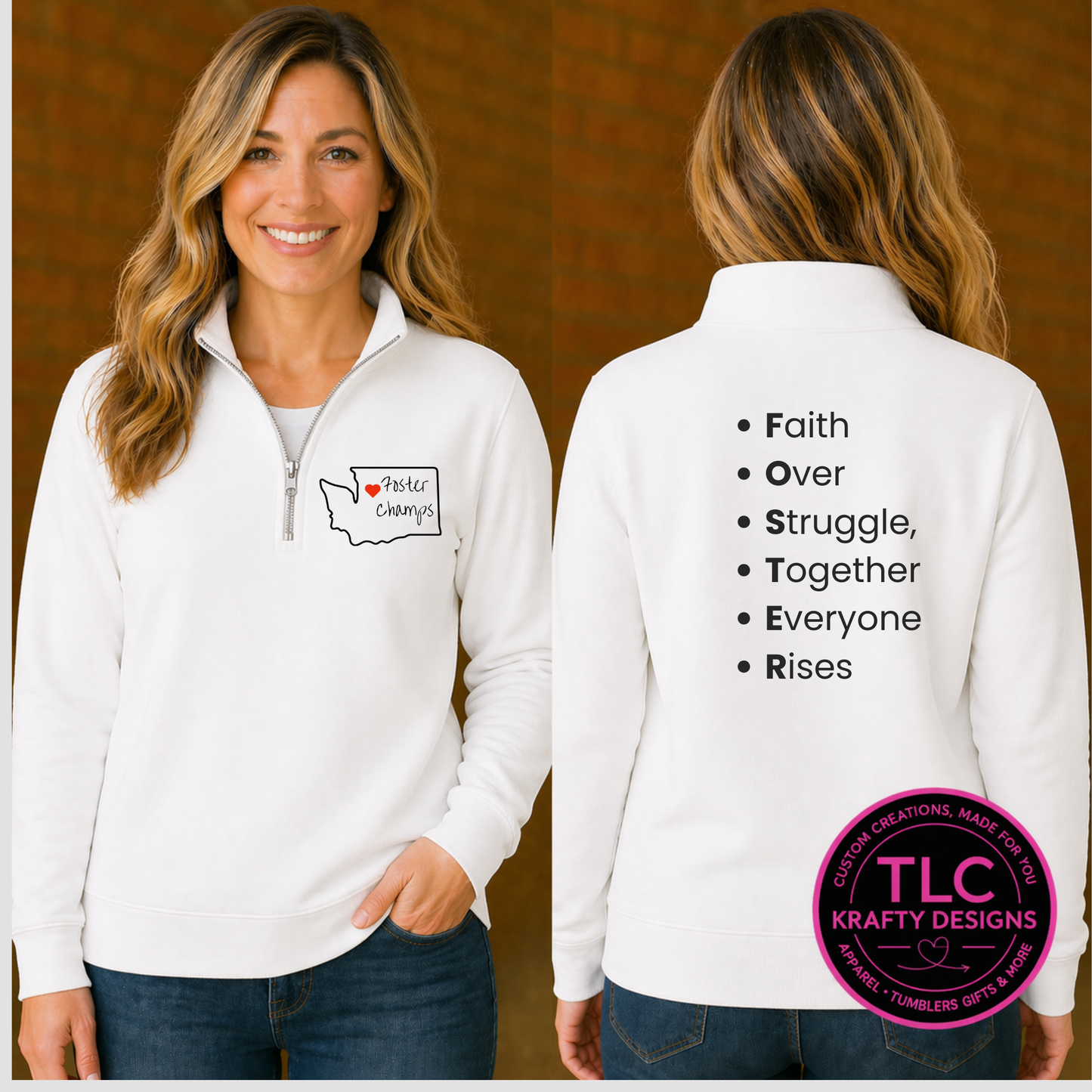 Foster Champs of WA Logo Outline Design - Family Life Apparel