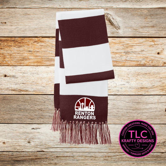 Renton Rangers Football Skyline Scarf - Custom Team Spirit Wear