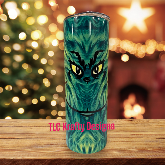 Green monster Tumbler – Add Some Mischief to Your Holiday!