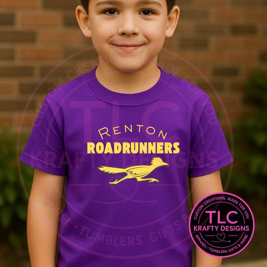 Renton Park Roadrunners T-Shirt – Youth & Adult School Spirit Wear