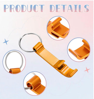 Personalized Bottle Opener Keychain – Custom Laser Engraved Aluminum Keychain | Add Your Logo, Name or Design