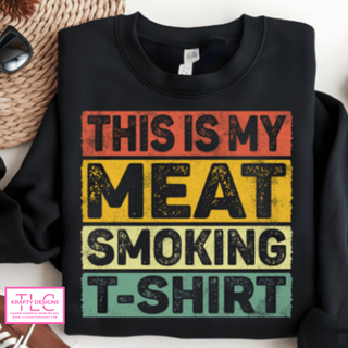 Meat Smoking T-Shirt Design - Summer Vibes Apparel