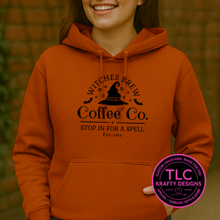 Witches Brew Coffee Co. Black Design – Spooky Season Apparel