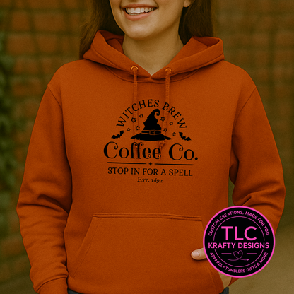 Witches Brew Coffee Co. Black Design – Spooky Season Apparel