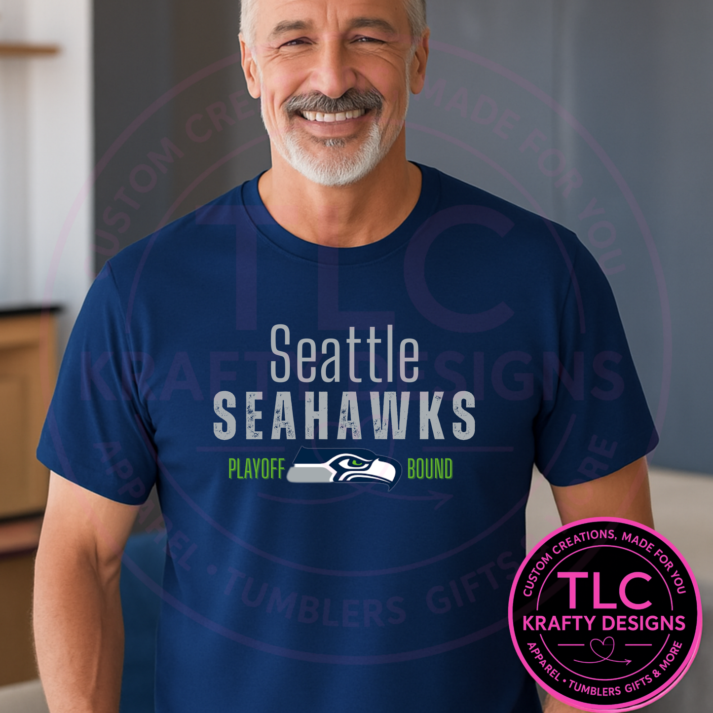 Playoff Bound Seattle Football T-Shirt – Football Season Long or Short Sleeve Tee CK