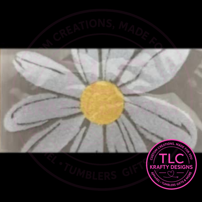 Daisy Fuzzy Chenille Patch – Spring Floral Iron-On / Sew-On Applique