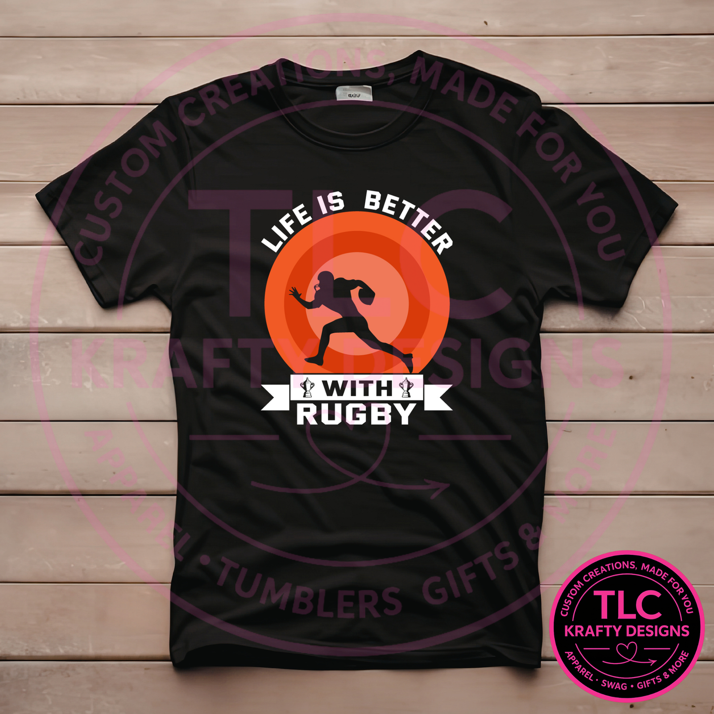 Life Is Better With Rugby Design – Rugby Appreciation Apparel