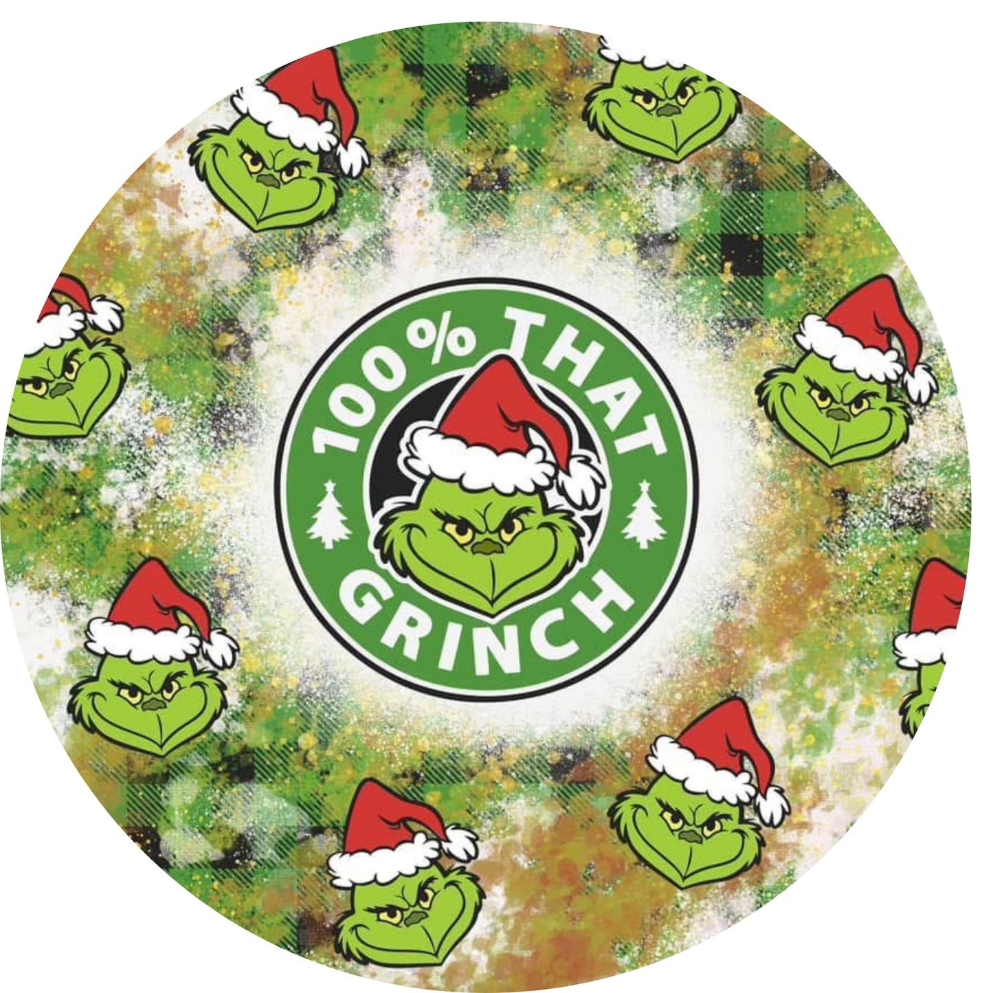 That Grinch 10” Wind Spinner – Festive Christmas Sublimated Metal Yard Décor CK