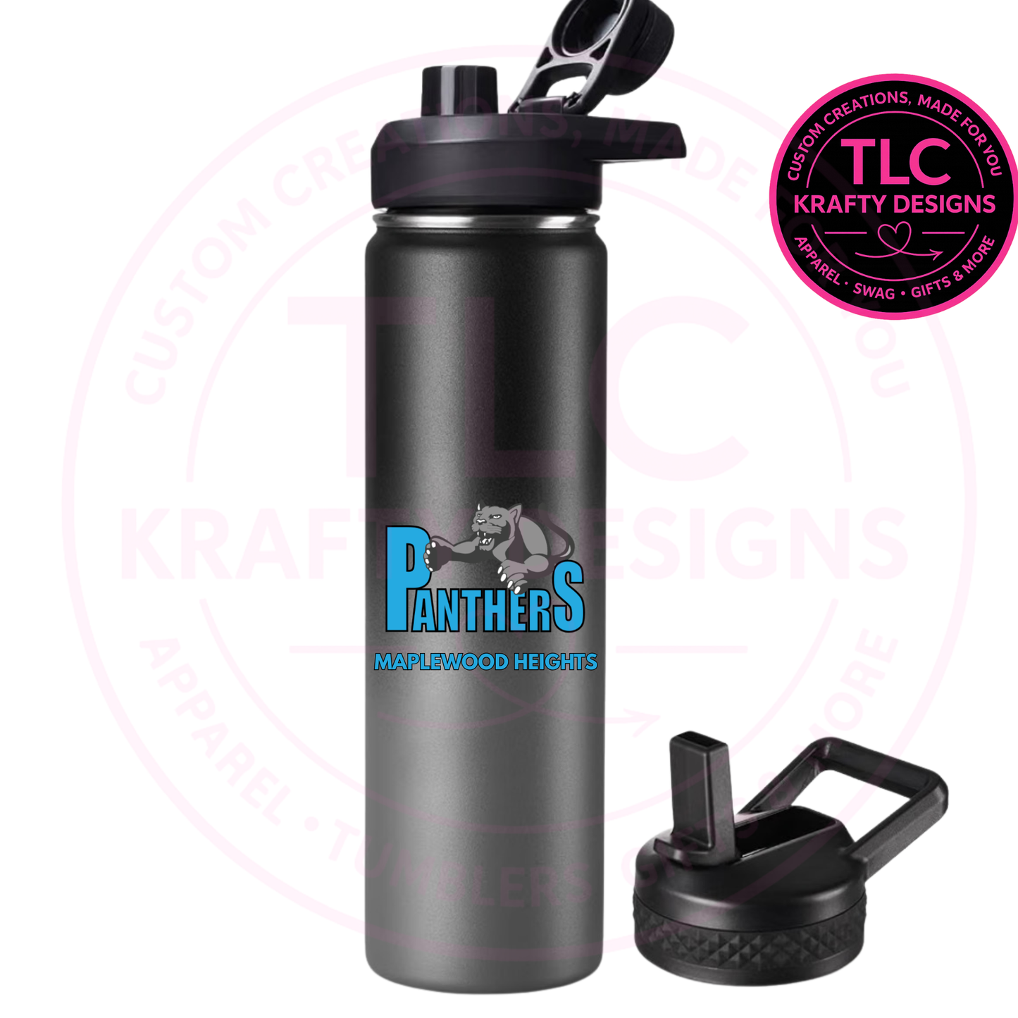 Maplewood Heights Panthers 24oz Insulated Tumbler - Maplewood Heights Spirit Wear