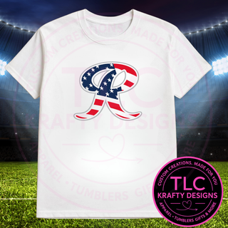 Patriotic R Tacoma Baseball Design – Baseball Life Apparel